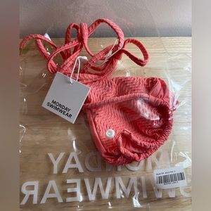 Palma Top and Barbados Bikini Bottom in Azalea Pink